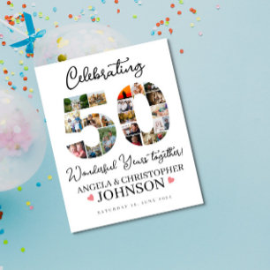 Poster 50e collection de photos pour l'anniversaire du Ma