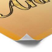 Poster - 50e Jubileum - Goud (Hoek)