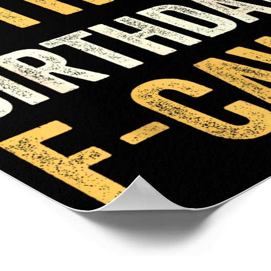 Poster 50th Birthday Funny F-caw-f Chicken Rooster Crow F (Coin)