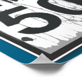 Poster 50th Birthday Funny Ngy Speed Limit Sign (Coin)