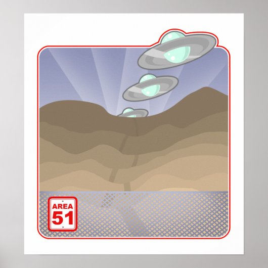 Poster 51 Deserts Print (Devant)