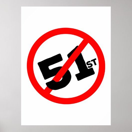 Poster 51e État Aucun moyen (Devant)