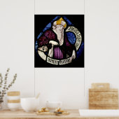 Poster 52 : Roundel du prophète Ezéchiel, 15ème siècle (Cuisine)