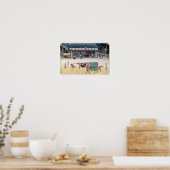 Poster 53. Kusatsu-juku, Hiroshige, Ukiyo-e (Cuisine)