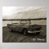 Poster '55 Chevy (Devant)
