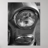 Poster 55 Niveaux de gris Chevy Headlight (Devant)