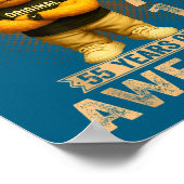 Poster 55 Year Old January 1971 Teddy Bear 55th Birthday  (Coin)