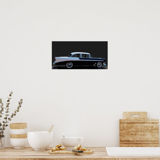 POSTER '56 CHEVY BEL AIR (Cuisine)