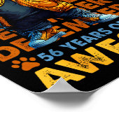 Poster 56th Birthday Bear Legends December 1969 56 Years (Coin)