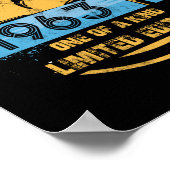 Poster 59 ans Awesome depuis 1963 59e anniversaire (Coin)