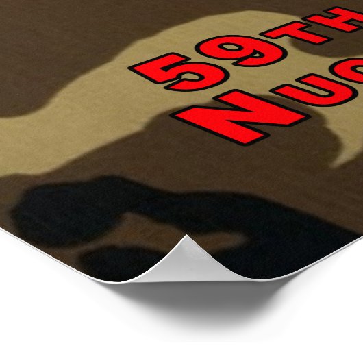 Poster 59e Brigade de commandement "Dissuasion nucléaire  (Coin)