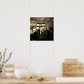 Poster 5:05 Huile originale sur toile Reprint Poster! (Cuisine)