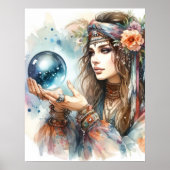 Poster *~* 5 A100 Psychic Boho Gypsy Fortune Teller (Devant)