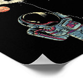 Poster 5 ans Anniversaire Cadeaux de garçon Astronaut 5e (Coin)