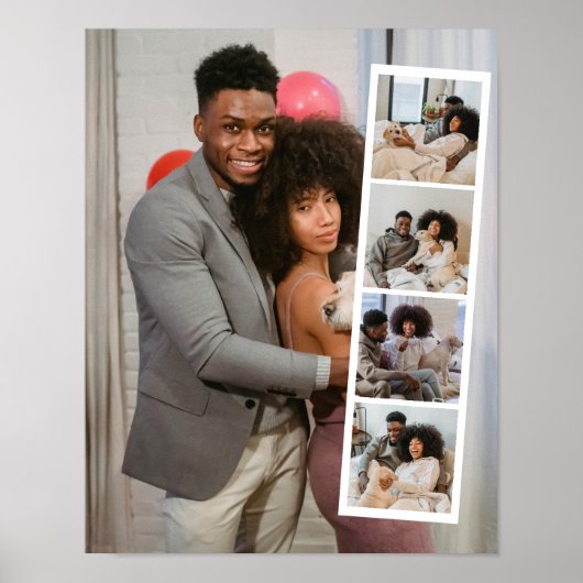 Poster 5 cabine de photographie moderne personnalisée (Devant)