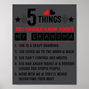 Poster 5 choses que vous devriez savoir sur ma grand-mère
