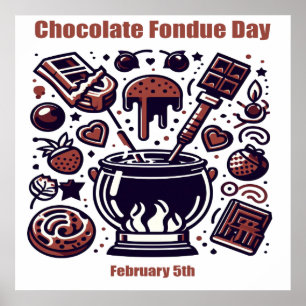 Poster 5 févr. - Jour de la Fondue de chocolat