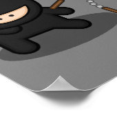Poster 5 petits ninjas (Coin)