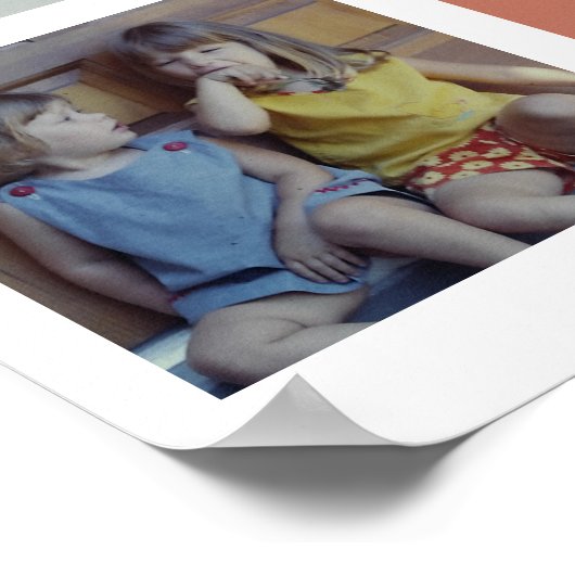 Poster 5 Photo Collage - bloc de texte simple - coucher d (Coin)