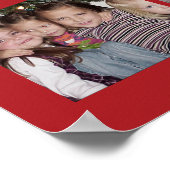 Poster 5 Photo Collage de vacances - Rouge (Coin)
