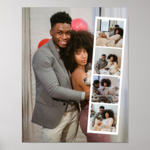 Poster 5 Photomaton Moderne Personnalisé
