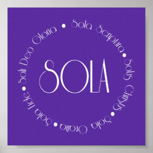 Poster 5 solas