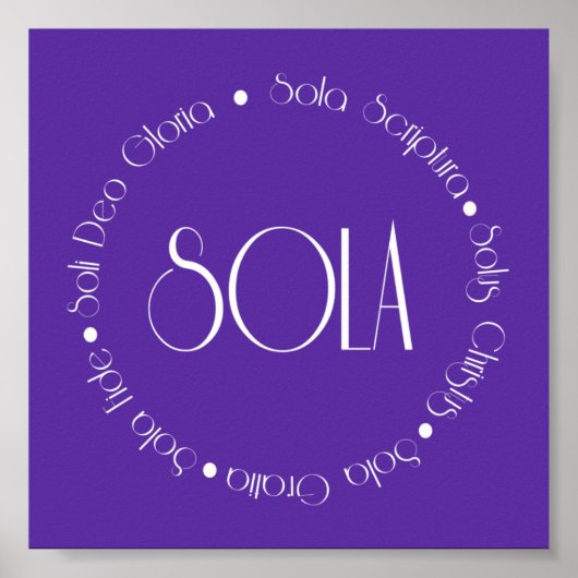 Poster 5 solas (Devant)