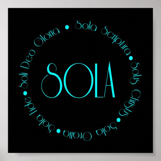Poster 5 solas (Devant)