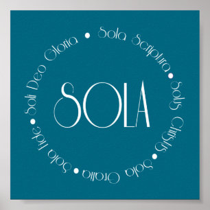 Poster 5 solas