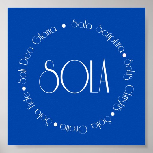 Poster 5 solas (Devant)