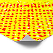 Poster 5 x/y crossed spiral overlay in Ben Day Dot (Coin)