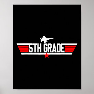 Poster 5e année 5e année Retour à l'école Premier jour Ga