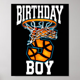Poster 5e anniversaire Bysketbyll Cadeau Enfants de 5 ans