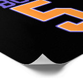 Poster 5e anniversaire garçon de basket-ball Lover 5 ans (Coin)