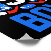 Poster 5e anniversaire pour filles garçons 5 ans de hocke (Coin)