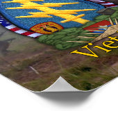 Poster 5e forces spéciales green berets vietnam war print (Coin)