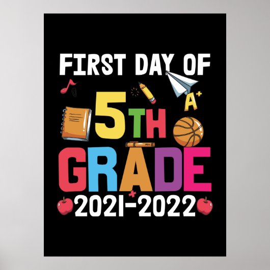 Poster 5e Grade (Devant)