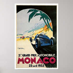 Poster 5e Grand Prix de Monaco