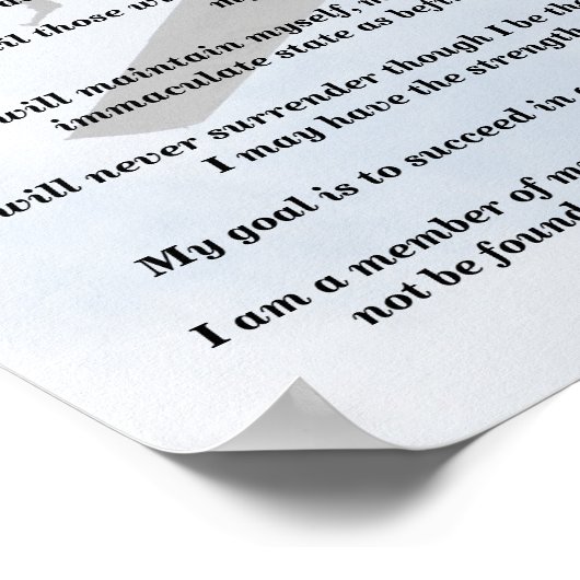 Poster 5e Groupe des forces spéciales Berets verts SFG SF (Coin)