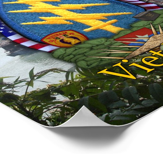 Poster 5e groupe des forces spéciales les berets verts le (Coin)