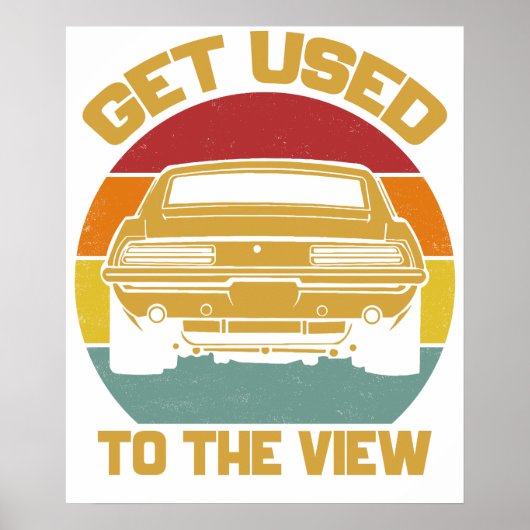 Poster 5ème génération Chevy Camaro SS RS 2 arrière (Devant)