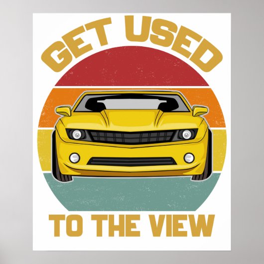 Poster 5th Gen Chevy Camaro SS RS (Devant)