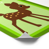 Poster 5X7 Deer Forest Friends Wall Art (Coin)