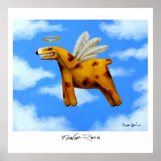 Poster 60,96x60,96cm : Para o Além par Flavio Ross