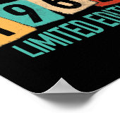 Poster 60 Ans D'Être génial En 1962 60e Anniversaire (Coin)