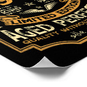 Poster 60 ans Vintage 1962 60e anniversaire (Coin)