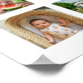 Poster 60 choses que nous aimons de toi collage photo d'a (Coin)