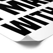 Poster 60 Est Une Vieille Âge Drôle (Coin)