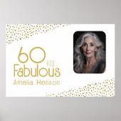 Poster 60 et Fabulous Gold Parties scintillant Photo 60e (Devant)