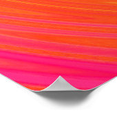 Poster 60 Gradient - Psychédélique orange jaune (Coin)